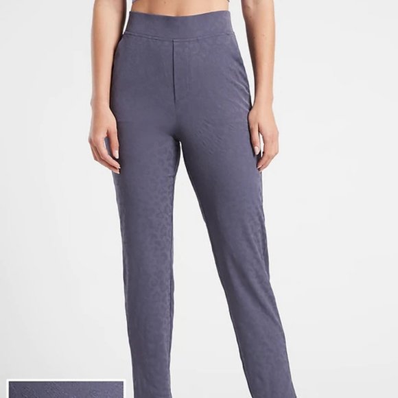 Athleta Brooklyn Textured Ankle Pants size 24 - Picture 1 of 8